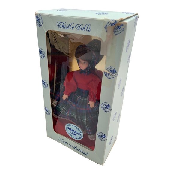 Thistle Dolls, Hebridean Lass in Authentic Clan Tartans, Made in Scotland - Picture 2 of 2